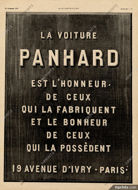Panhard 1919