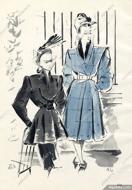 Carven 1945 Pierre Simon, Coat