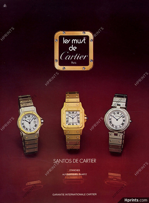 les must de Cartier (Watches) 1983 Santos