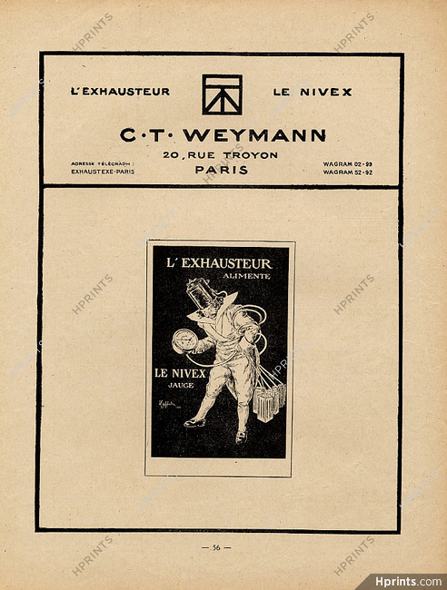 Ets C.T Weymann (Coachbuilder) 1921 Cappiello