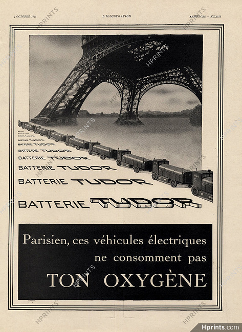 Tudor (Véhicule électrique) 1941 Eiffel Tower