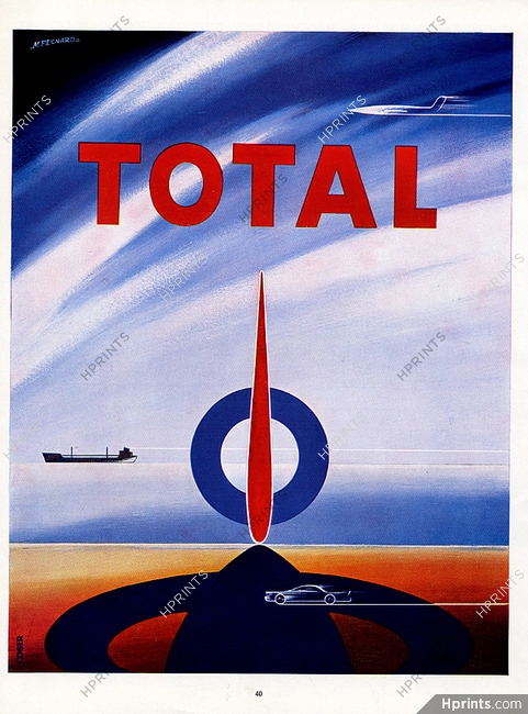Total 1947 Pecnard, Poster Art