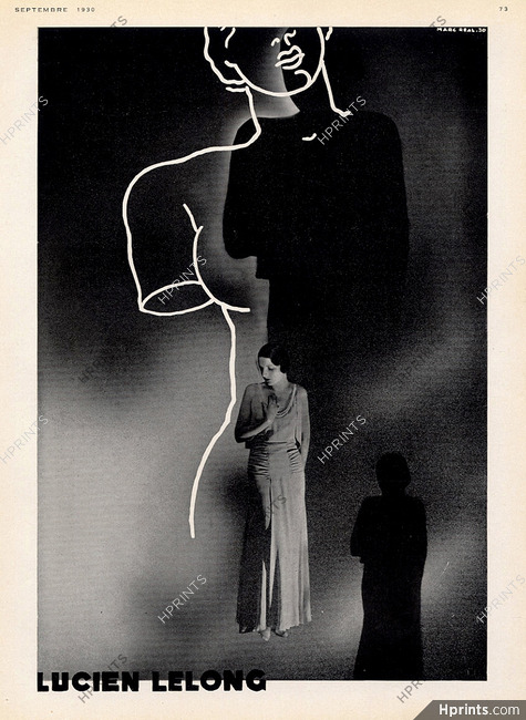 Lucien Lelong (Couture) 1930 Marc Real, Venus de Milo