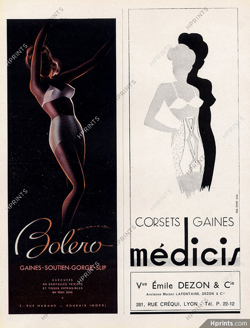 Boléro & Médicis (Girdles) 1948