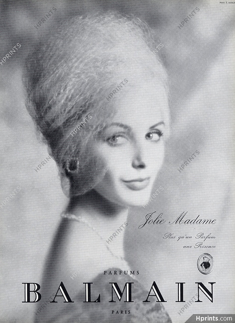 Pierre Balmain (Perfumes) 1961 Jolie Madame, Kublin