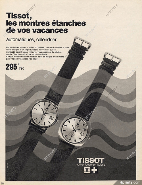 Tissot (Watches) 1972 Waterproof