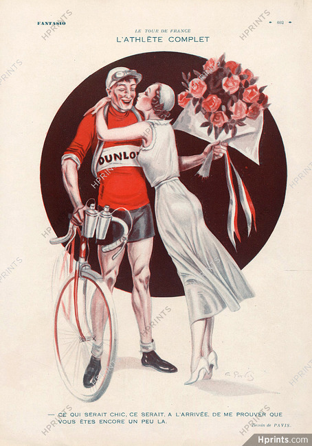 Georges Pavis 1931 Tour de France, Dunlop, bicycle