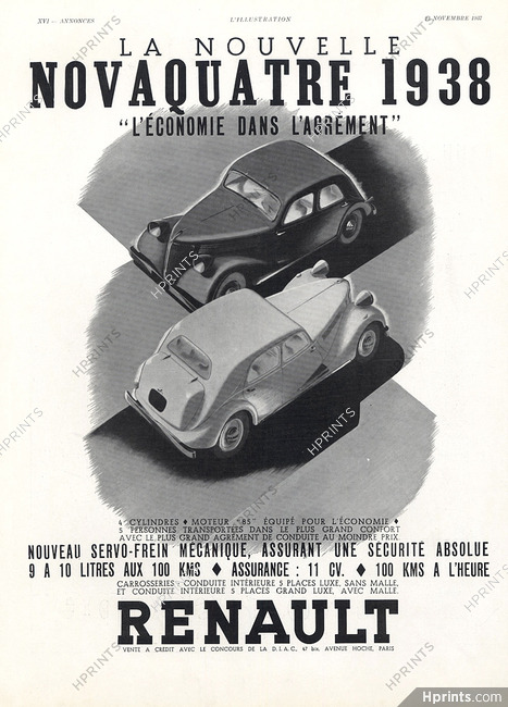 Renault 1937 Novaquatre