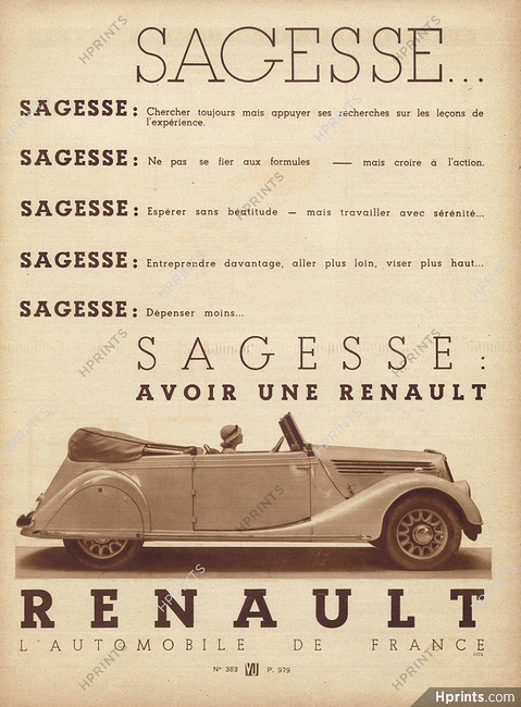 Renault 1935 Convertible