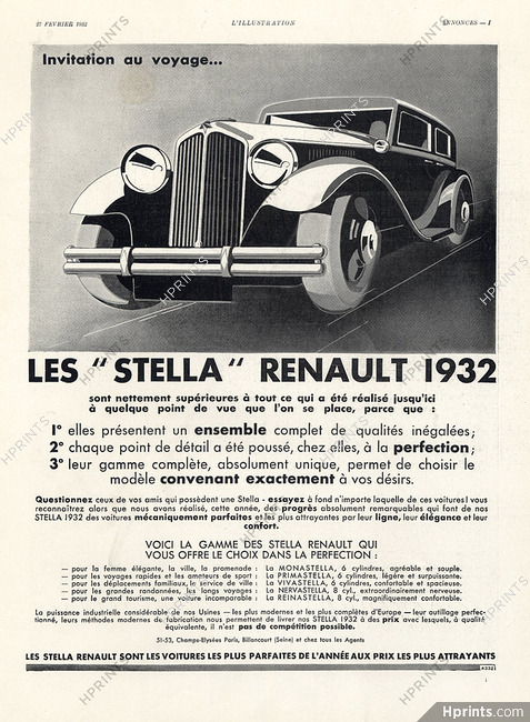 Renault 1932 Stella
