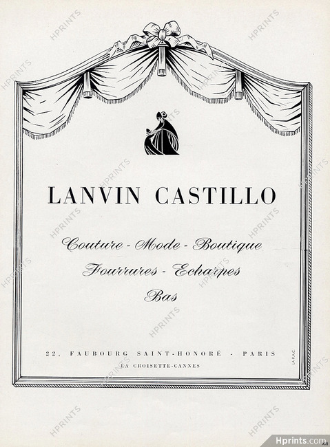 Lanvin Castillo 1962