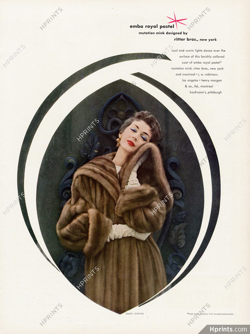 Emba (Fur Clothing) 1954 Jewels Cartier