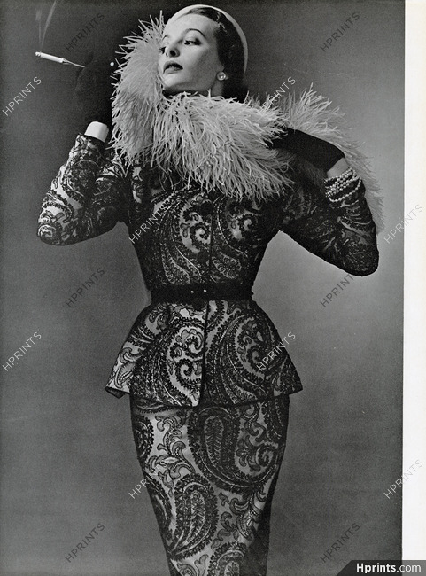 1950 Pierre Balmain Fashion Show