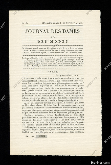 Journal des Dames et des Modes 1912 N°18