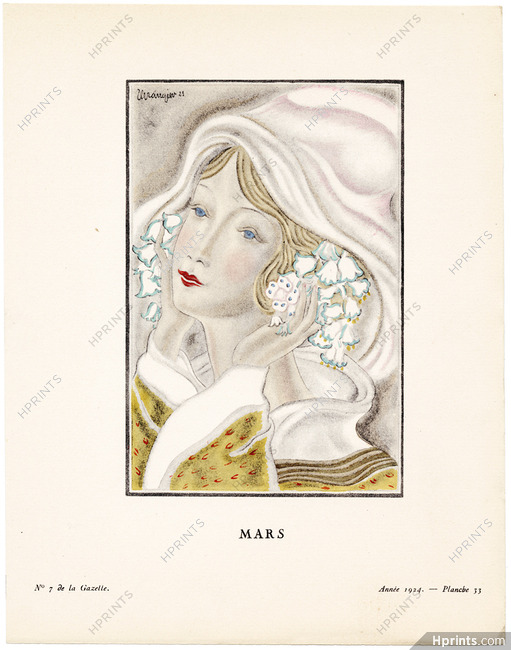 Mars, 1924 - Jean Grangier. La Gazette du Bon Ton, n°7 — Planche 33