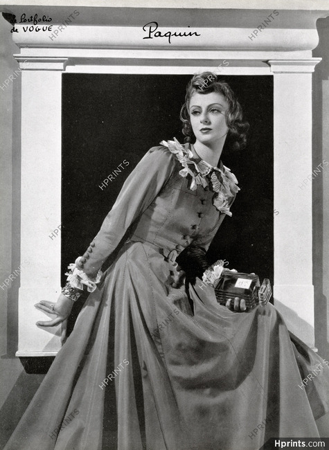 Paquin 1940 Fashion Photography