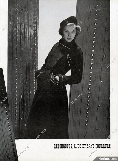 Chanel 1937 Redingote Horst Fashion Photography