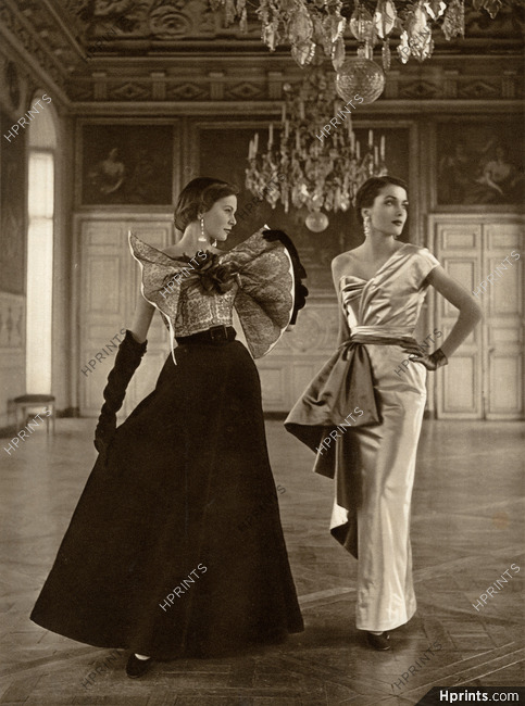 Jacques Fath, Robert Piguet 1949 Evening Dresses