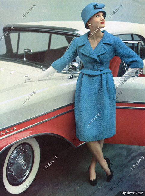 Givenchy 1958 Tailleur lainage, Ford, Photo Pottier