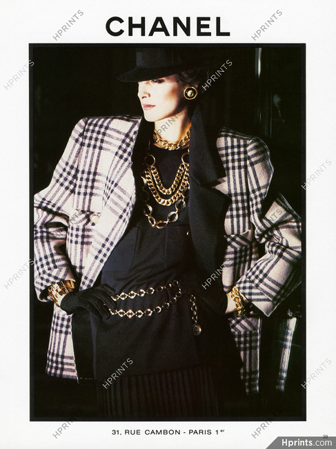 Inès de la Fressange for Chanel HC SS 1985