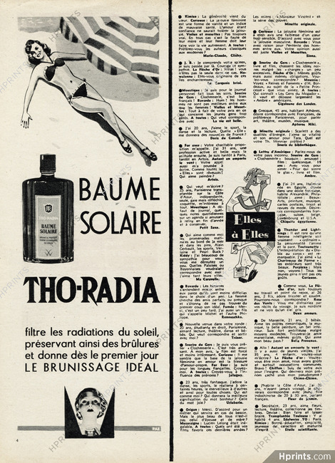Tho-Radia 1949 Baume Solaire