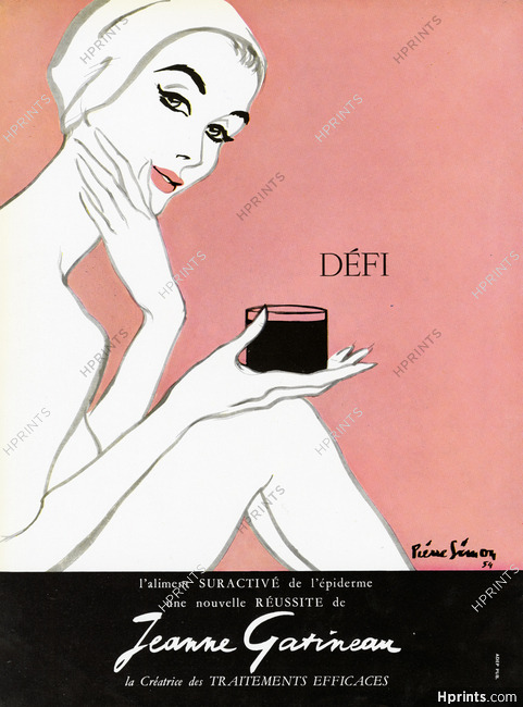 Jeanne Gatineau (Cosmetics) 1954 Défi, Pierre Simon