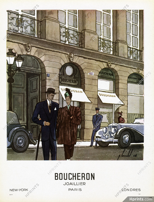Boucheron 1946 Shop Window, Place Vendôme, Paris, Pierre Louchel