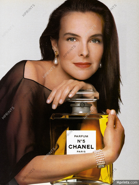 Chanel (Perfumes) 1990 Numéro 5, Carole Bouquet