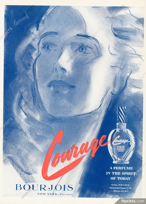 Bourjois (Perfumes) 1944 Courage, Leonard