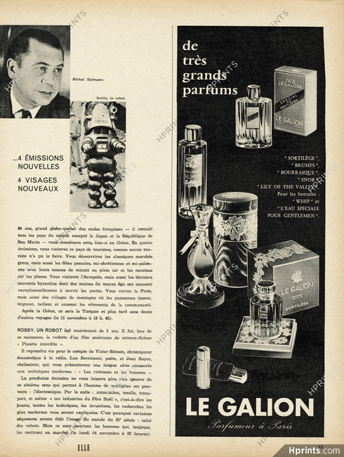 Le Galion (Perfumes) 1960 Sortilège, Special...