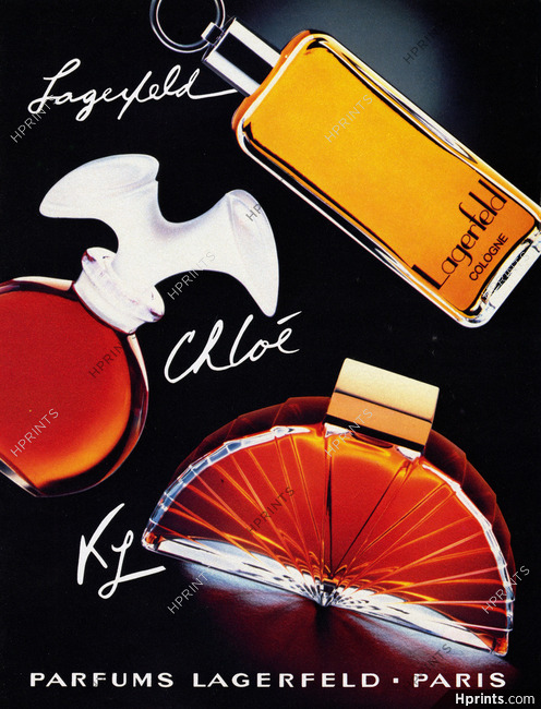 Karl Lagerfeld (Perfumes) 1985 Lagerfeld, Chloé, KL