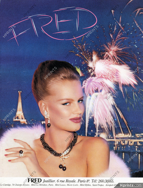 Fred 1981 Set of Jewels, Eiffel Tower Fireworks