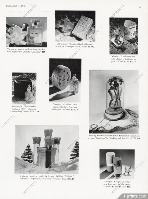 Schiaparelli (Perfumes) 1940 Shocking