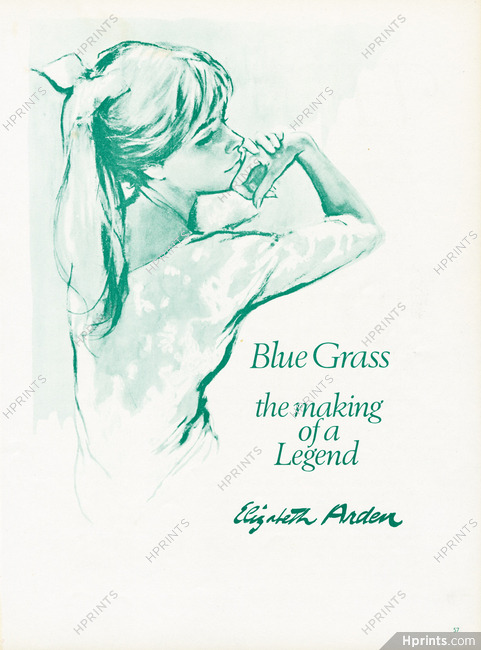 Elizabeth Arden (Perfumes) 1966 Blue Grass