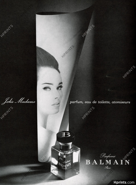 Pierre Balmain (Perfumes) 1963 Jolie Madame (version 2)