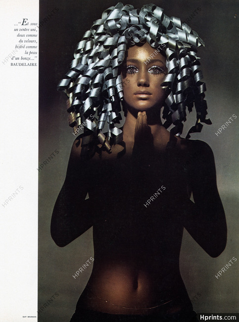 Elizabeth Arden 1967 Silvering, Photo Guy Bourdin