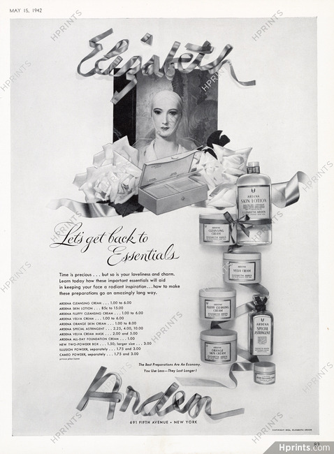 Elizabeth Arden 1942 Essentials, Ardena