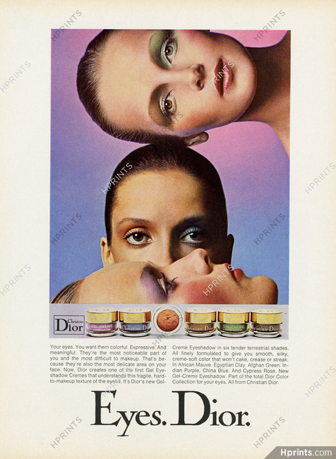 Christian Dior (Cosmetics) 1973 Eyes