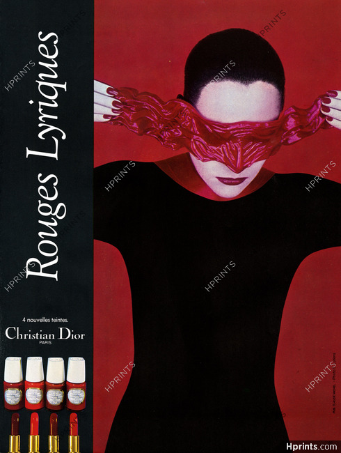 Christian Dior (Cosmetics) 1980 Rouges Lyriques, Photo Serge Lutens