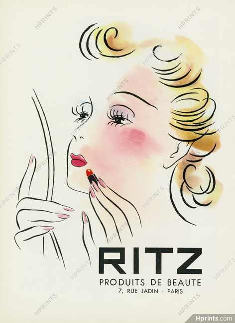 Ritz (Cosmetics) 1946 Making-up Lipstick