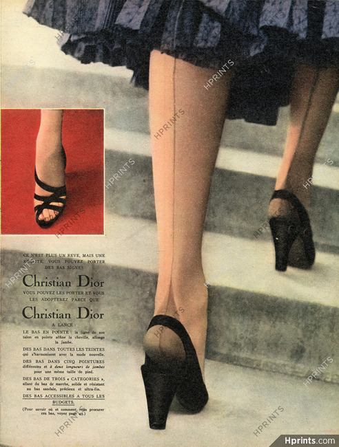 Vintage Deadstock Christian Dior Stockings 2 Pair - Women's