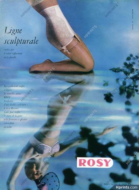 Rosy (Lingerie) 1960 Girdle, Photo Molinard
