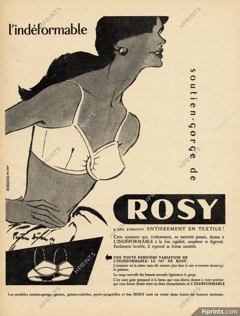 Rosy (Lingerie) 1955 Pierre Simon, Brassiere