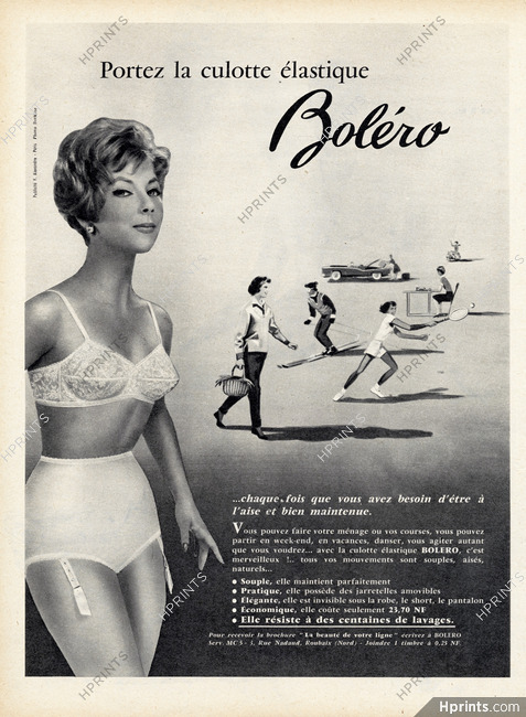 Original Vintage Lingerie Advertisement for 1963 Warner's the