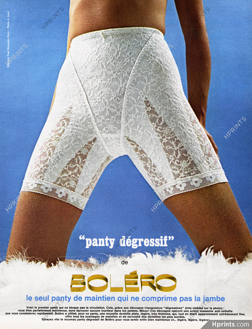 Boléro 1971 Panty Girdle, Photo Leral