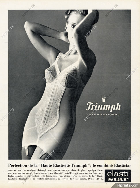 Triumph (Lingerie) 1966 Combiné Elastistar, Corselette