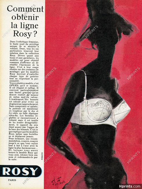 Rosy 1960 Eliza Fenn, Brassiere
