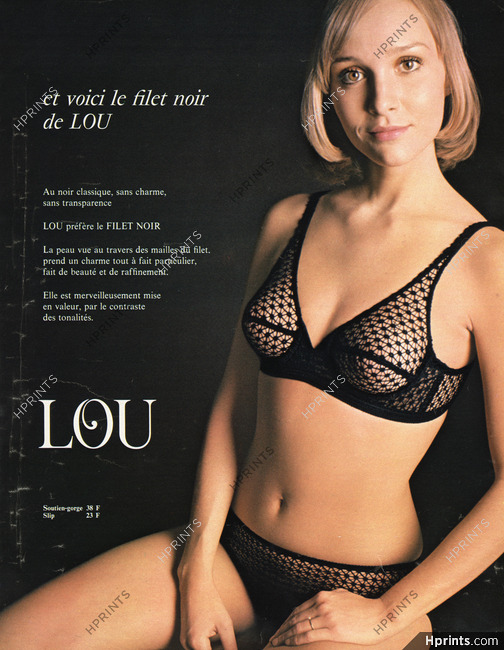 Lou (Lingerie) 1972 Filet Noir
