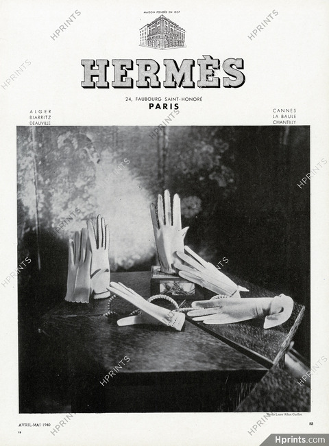 Hermès (Gloves) 1940 Photo Laure Albin Guillot
