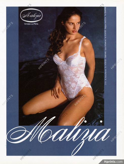 Malizia by La Perla (Lingerie) 1992 Bra — Advertisement